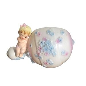 Vintage Napcoware C-6978 ceramic baby planter
